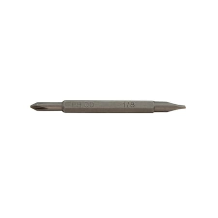 Bits, 4-in-1 Electronics, PH 00, SLTD 1/8-Inch, PK2