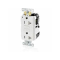 Lev-Lok GFCI 20A TR/PI Ind Gr White