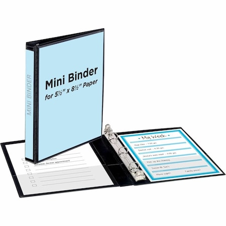Mini Durable View 3 Ring Binder, 0.5 in R