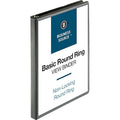 Ring Binder, Black, Clear Sleeve