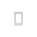 Hubbell iSTATION IMF1W Single Gang Modular Faceplate - 1-gang - White