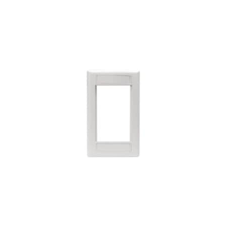 Hubbell iSTATION IMF1W Single Gang Modular Faceplate - 1-gang - White