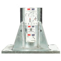 Davit Base,Steel,12 in W