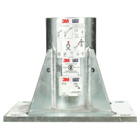 Davit Base,Steel,12 in W