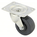 Plate Caster, 210 lb. Load Rating, Swivel