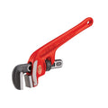 14" Heavy-Duty End Pipe Wrench, 2" Pipe Capacity, Red