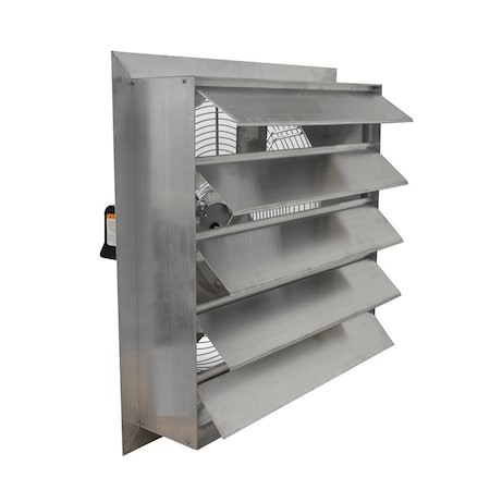 Exhaust Fan, 24 In, 115V, 1/3hp, 1100rpm