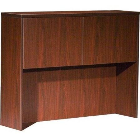 Hutch With 2 Doors, Mahogany 48"x12"x36