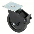 Plate Caster, Swivel, Phenolic, 9 1/2"H