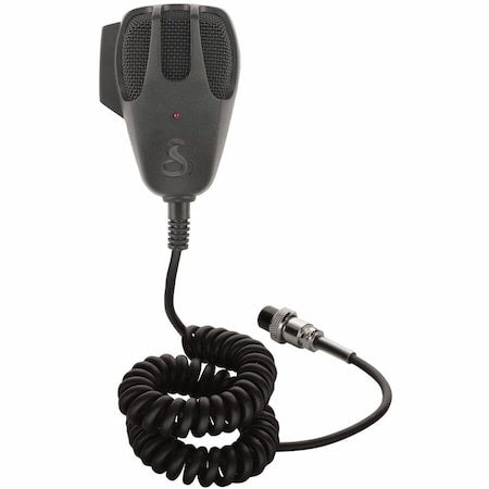 CB Mic,9 ft. L Cord,4 Pin Connector