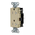 Straight Blade Receptacle, 5-20R, 20 A, 125V AC, 2 Pole, 3 Wire, Surface Mount, Grounded