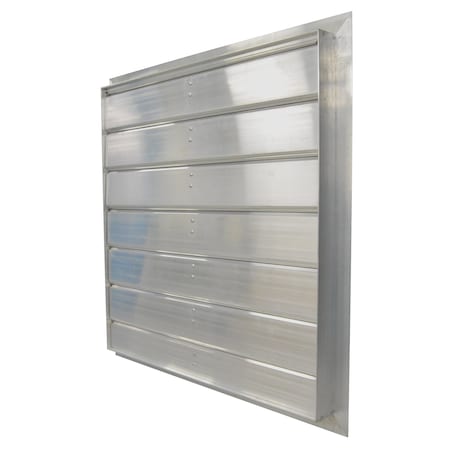 Manual Damper, Aluminum, Square