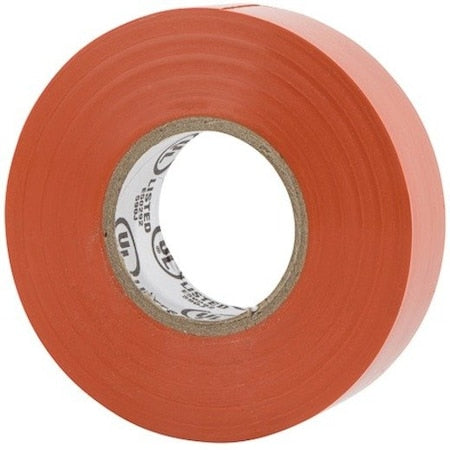 Electrical Tape, Vinyl, 7 mil, Orange