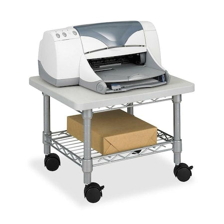 Fax/Printer Stand, 13 1/2 in H, Grey