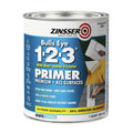 Bulls Eye 1-2-3 Water Based Primer, White, 1 Qt.