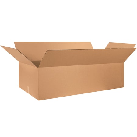 48 in x 24 in x 12 in Shipping Box, Kraft, Corrugate, Double Wall, 48 ECT