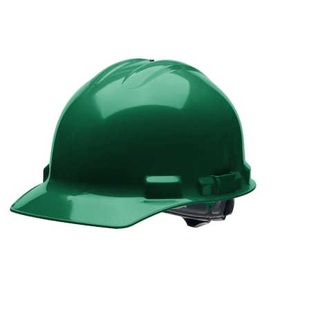Hard Hat, Ratchet, 6 Point, Green