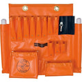 Aerial Apron, 10 Hand-Tool Pockets, 2 Pouches, Hammer Loop, 2 Drill Bit Holders, 2 Leather Pockets