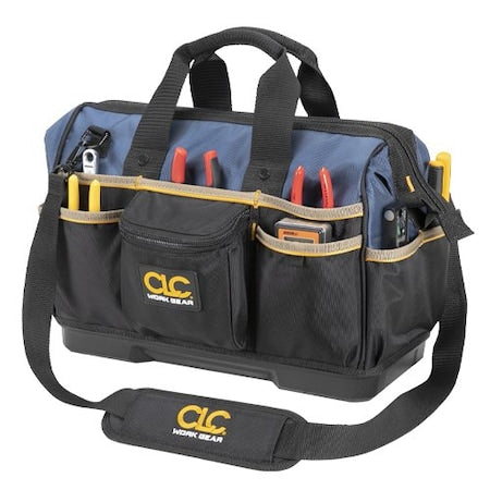 Tool Bag, Black, Ballistic Polyester, 23 Pockets