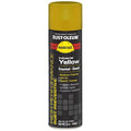 Rust Preventative Spray Paint, Industrial Yellow, Gloss, Solvent, 15 oz.