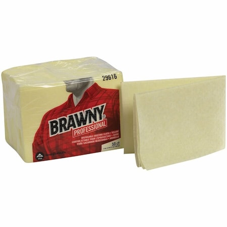 Rayon Dust Cloth 17" x 24", Yellow, 200PK