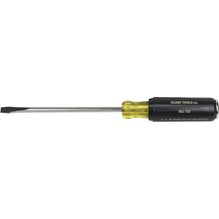 Demolition Slotted Screwdriver 5/16 in Round