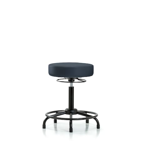 Vin Stool without Back-Med Bench Ht with RT BaseandStat Glides in Imperial Blue Trailblazer Vin