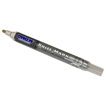 Silver Medium Tip Dykem Brite-Mark Marker