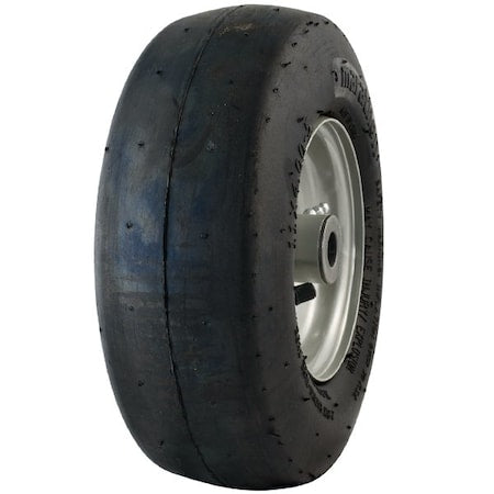 11X4.00-5 Lawn & Garden Tire, 2 Ply, Smooth, 30 psi