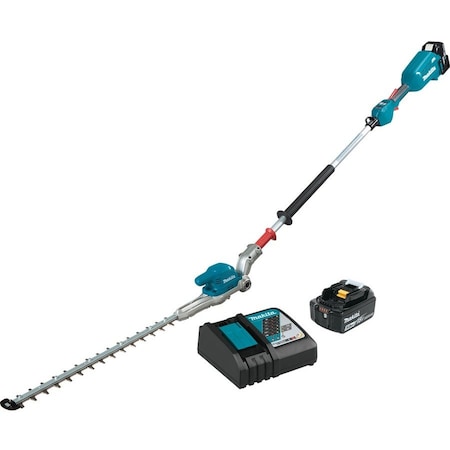 Cordless Battery-Powered Hedge Trimmer Kit, Double-Sided 20 in L Blade, 18V Electric, 18 V