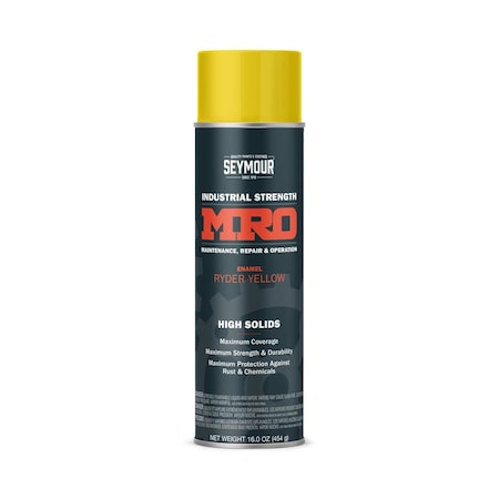 MRO Industrial Spray Paint, Ryder Yellow