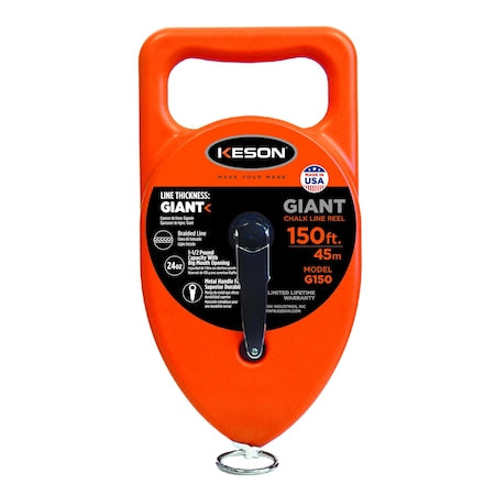 150 ft. Large Cap Chalk Line Reel
