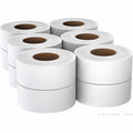 High-Capacity Jumbo Roll Toilet Paper, 2-Ply, White, Non-perforated, (1, 000'/Roll), 12PK