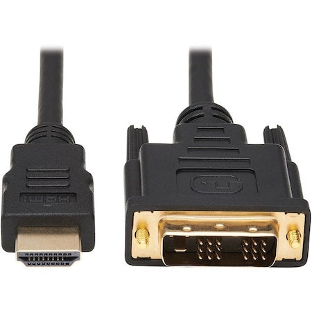 HDMI to DVI Cable, HDMI, DVI-D M/M, 6ft
