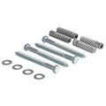 Concrete Mounting Kit, Steel, 6-3/8" Height, 3/4" Length, Silver