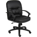 Chair, 27 in W 28-1/2" L 42" H, Loop, Leather Seat