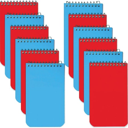 Memo Notebooks,60 Sheets,3"" x 5"",PK12