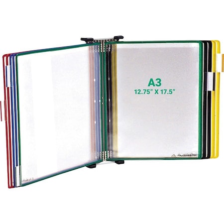 Document Wall Display Unit, 10 Assorted U