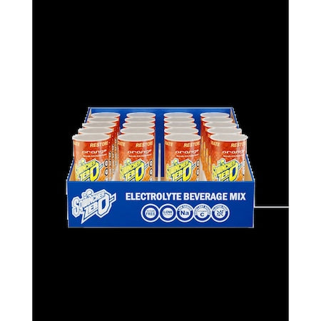 Qwik Stik(TM) Sugar Free Drink Mix Powder 20 oz Yield Per .11 Oz Unit, Orange, Pk10