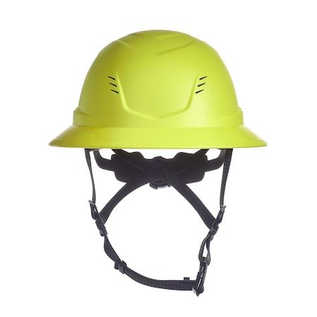Safety Helmet, High-Visibility Yellow, ABS