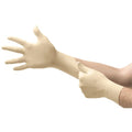 Microflex MF-300 Exam Gloves, 6.3 mil, Natural Rubber Latex, Powder-Free, 2XL (10), Natural, PK90