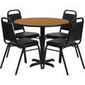 Natural Lam, Banquet Chair, Rnd, 36"