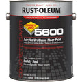 1 gal Floor Paint, Gloss Finish, Safety Red, Solvent Base