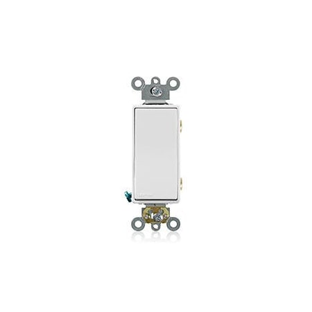 Wall Switch, 2 hp, Rocker, 20 A, White