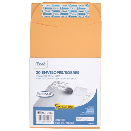 Press-It Seal-It Envelopes, Office, PK 30