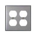 WallPlate, DuplexOutlet, StainlessSteel