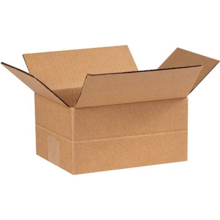 8 in x 6 in x 4 in Multi-Depth Box, Kraft, Corrugate, Single Wall, 32 ECT