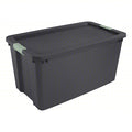 Storage Tote, 45 Gal Wheeled Latch