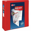 Heavy-Duty View 3 Ring Binder,4 In Ring