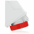 Pin & Sleeve Receptacle, 32 A, 380/415V AC, 2 Pole, Red
